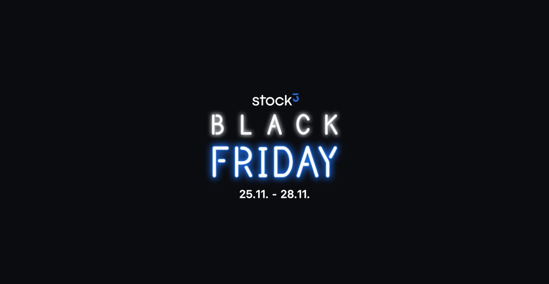 🥳 stock3 BLACK FRIDAY Aktion! 20% Rabatt!