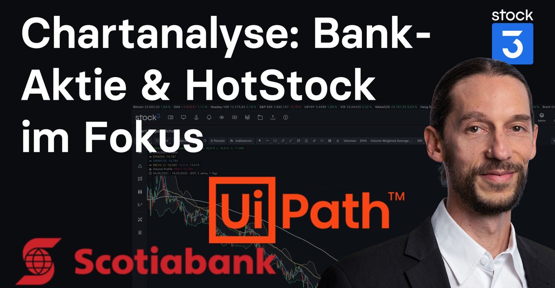 Bank-Aktie & KI-HotStock im Chart-Check | stock3-Experte André Rain