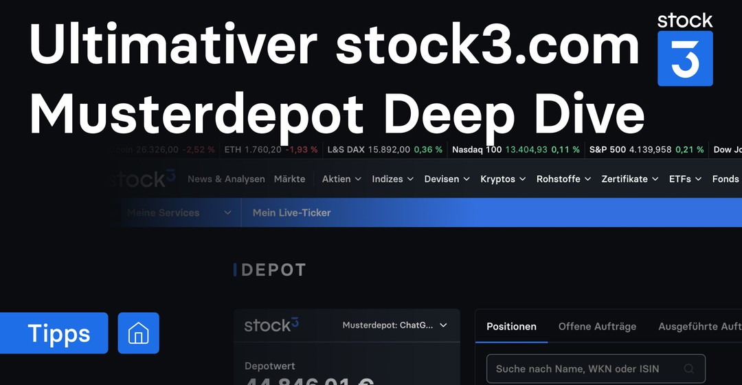 🔍 Deep Dive in die Musterdepot-Funktion auf stock3.com
