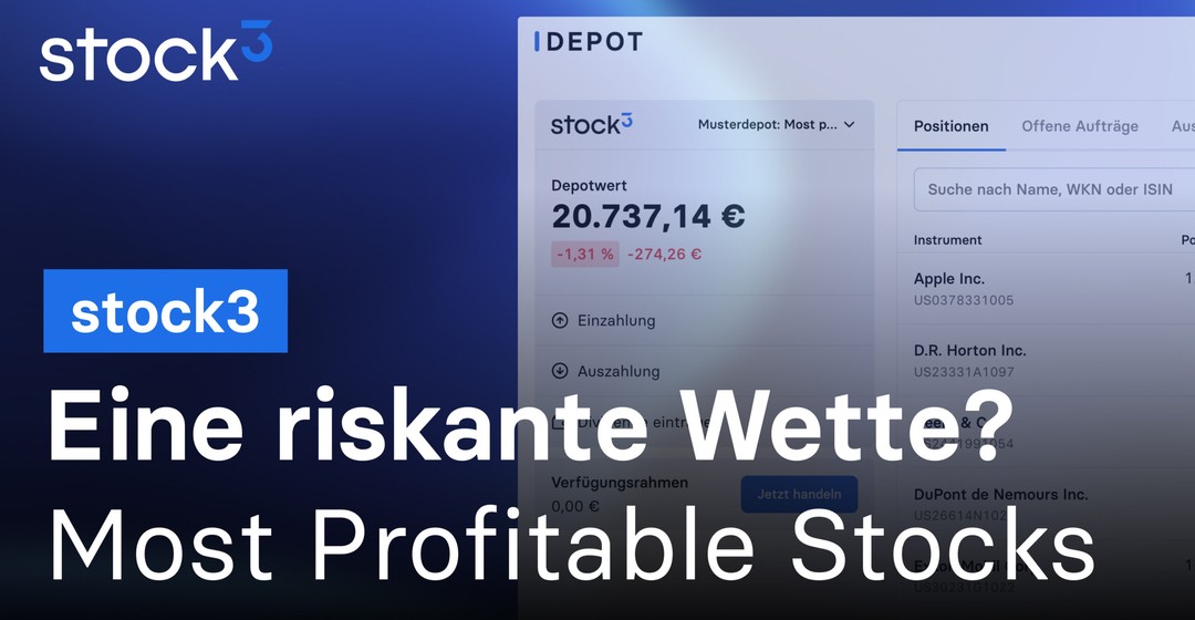 Kann dieses Portfolio Rendite abwerfen? | Most Profitable Stocks Portfolio im Check