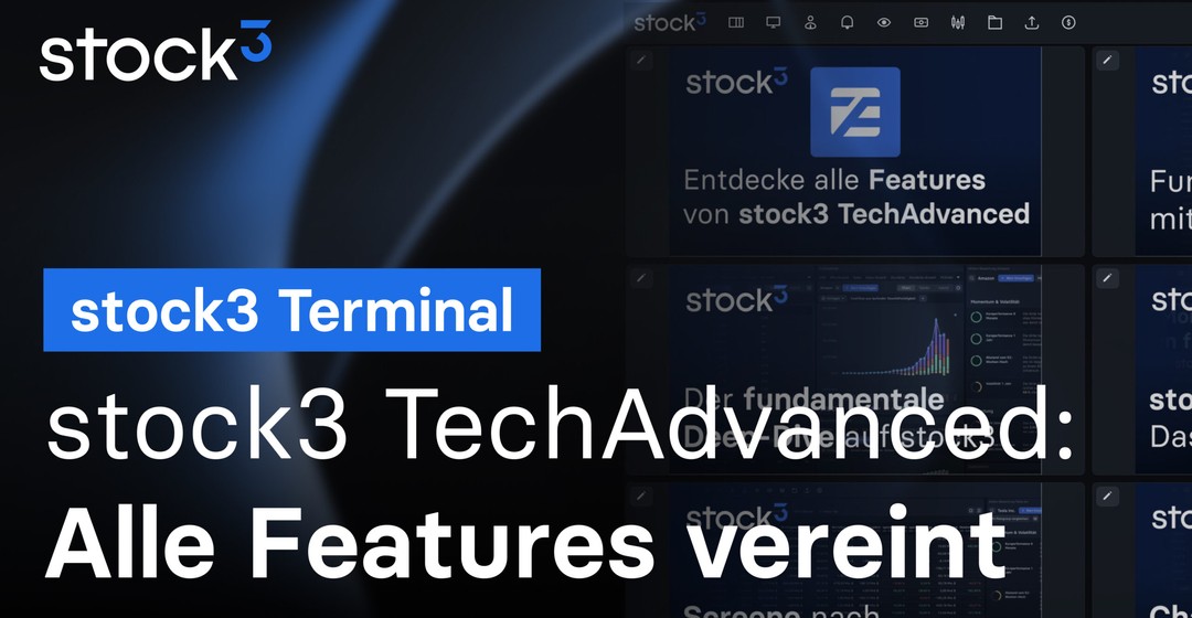 Alle stock3 TechAdvanced Features auf einem Desktop