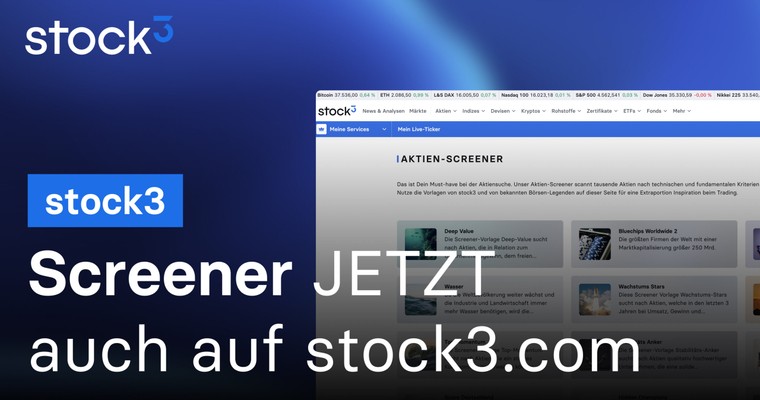 Aktien-Screenings auch mobil nutzen | How to stock3