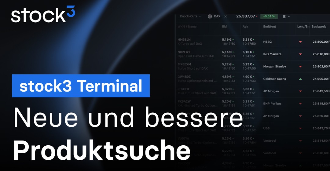 Neu: Die verbesserte Produktsuche