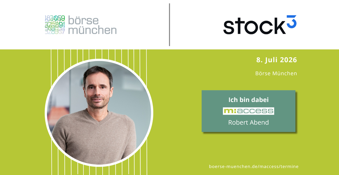 stock3 auf der m:access Analystenkonferenz