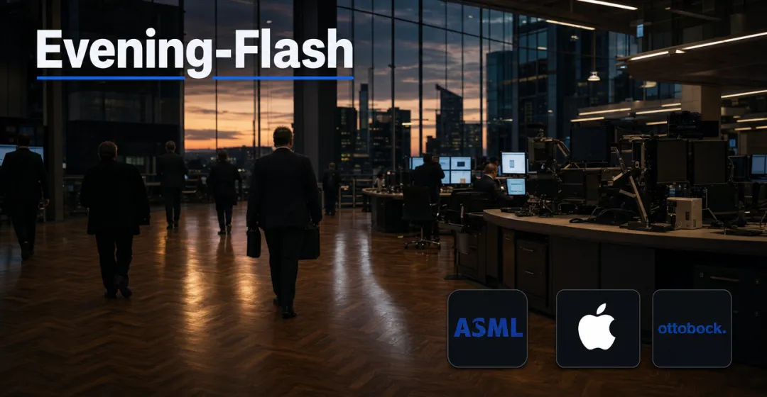 Evening-Flash: Chip-Rally verpufft, Apple auf Rekordhoch