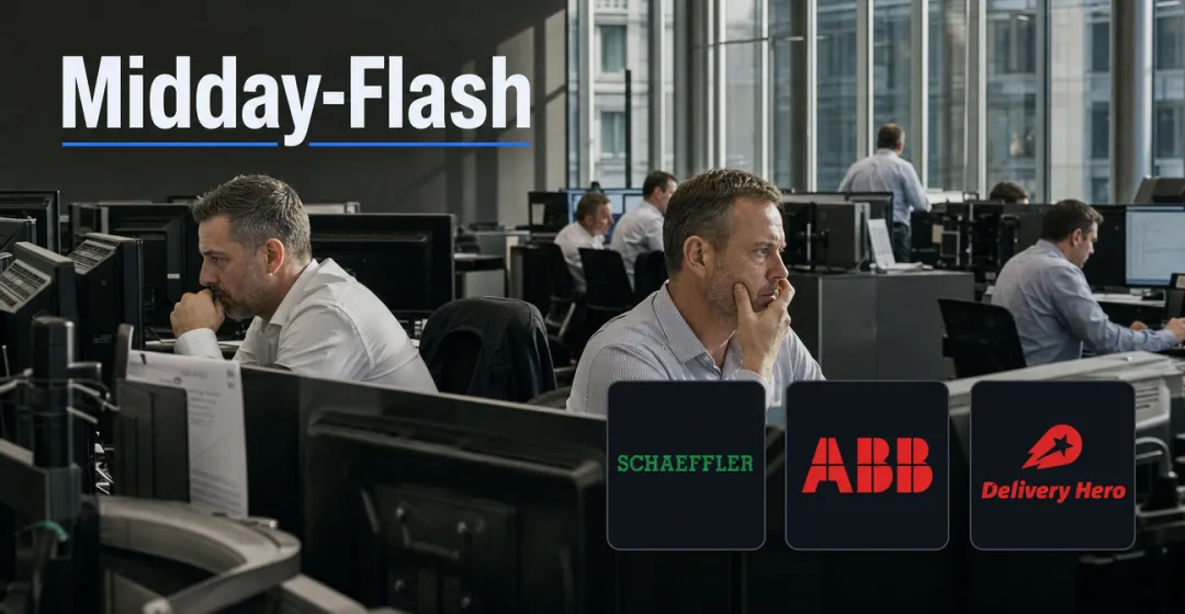 Midday-Flash: DAX schwächelt: Chemie, Pharma und Chips bremsen