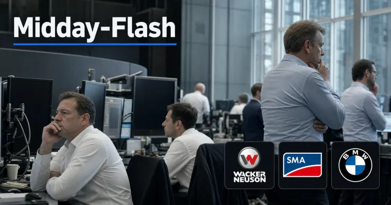 Midday-Flash: Chip-Ausverkauf in Fernost – DAX gibt nach