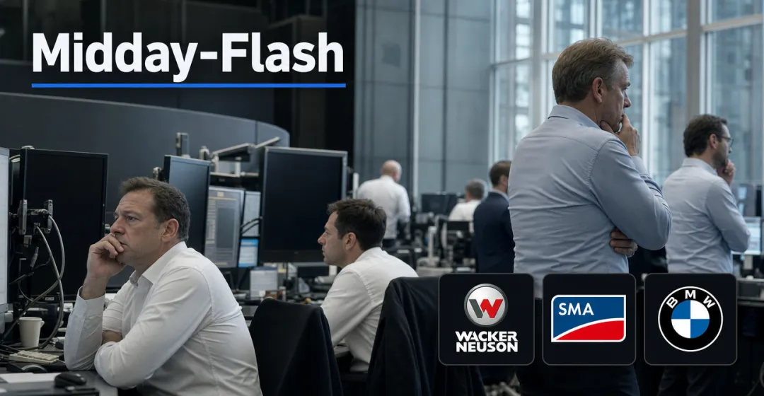 Midday-Flash: Chip-Ausverkauf in Fernost – DAX gibt nach
