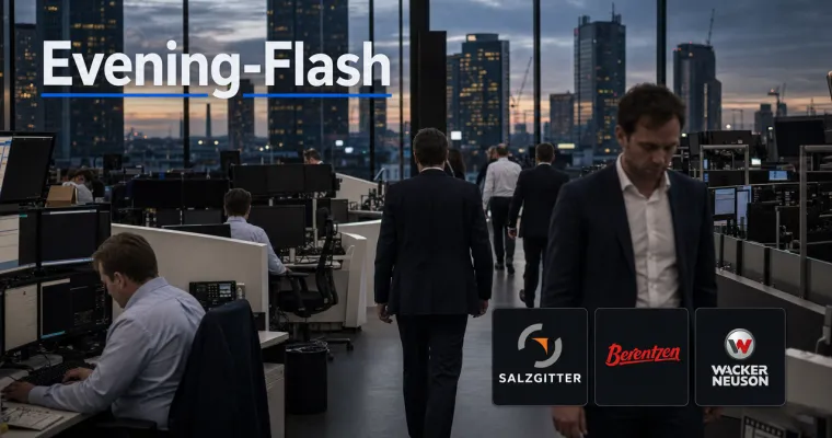 Evening-Flash: Ölpreis springt nach Golf-Attacken – DAX bleibt stabil