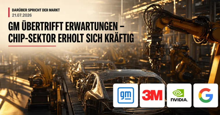 Darüber spricht der Markt: GM übertrifft Erwartungen – Chip-Sektor erholt sich…