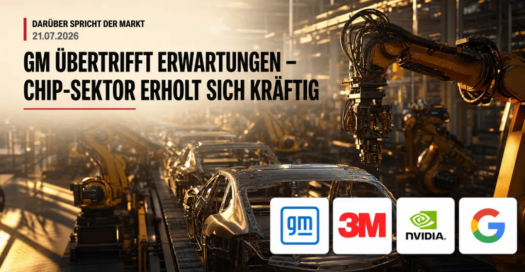 Darüber spricht der Markt: GM übertrifft Erwartungen – Chip-Sektor erholt sich…
