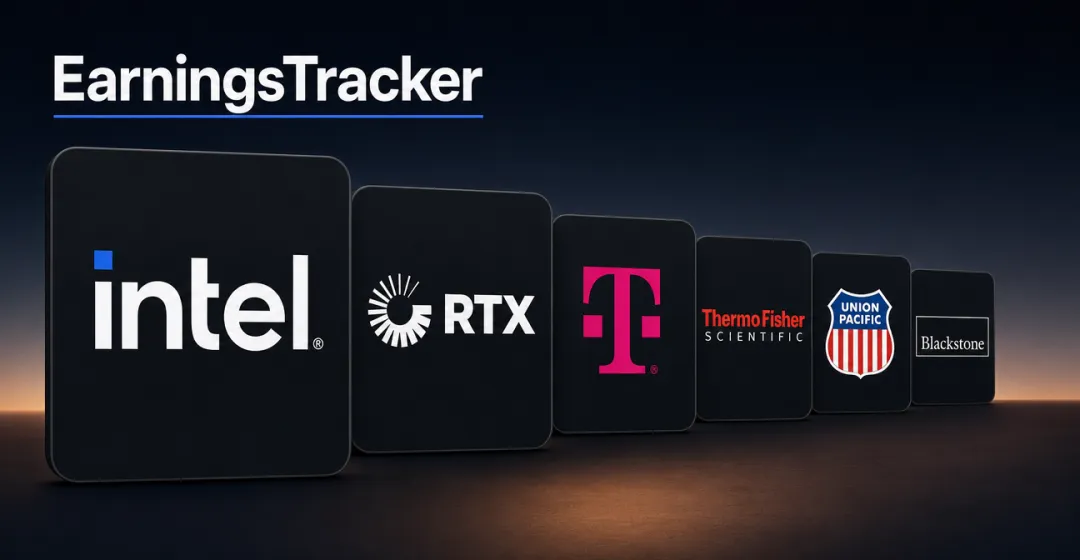 EarningsTracker: Blackstone, Intel und RTX unter Lupe