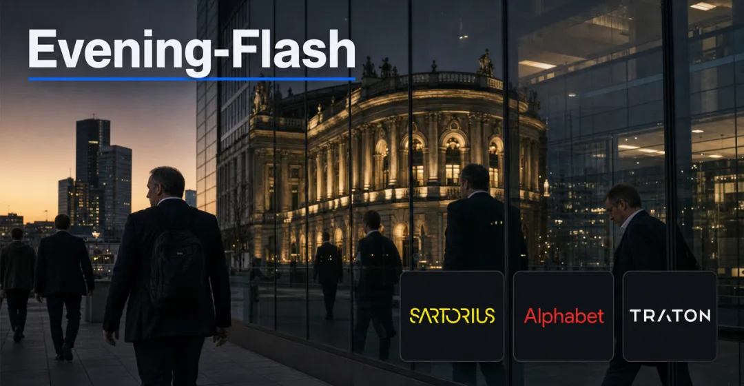 Evening-Flash: Ölpreis peilt 100 USD an – DAX und Wall Street fallen