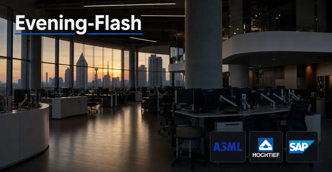 Evening-Flash: Ölpreise sinken – DAX legt zu