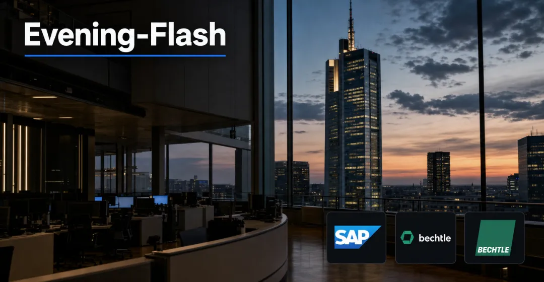 Evening-Flash: Ölpreis bricht ein – SAP stützt matten DAX