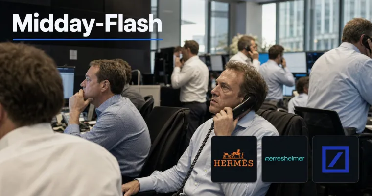 Midday-Flash: Ölpreis springt fast 4 % – DAX gibt nach