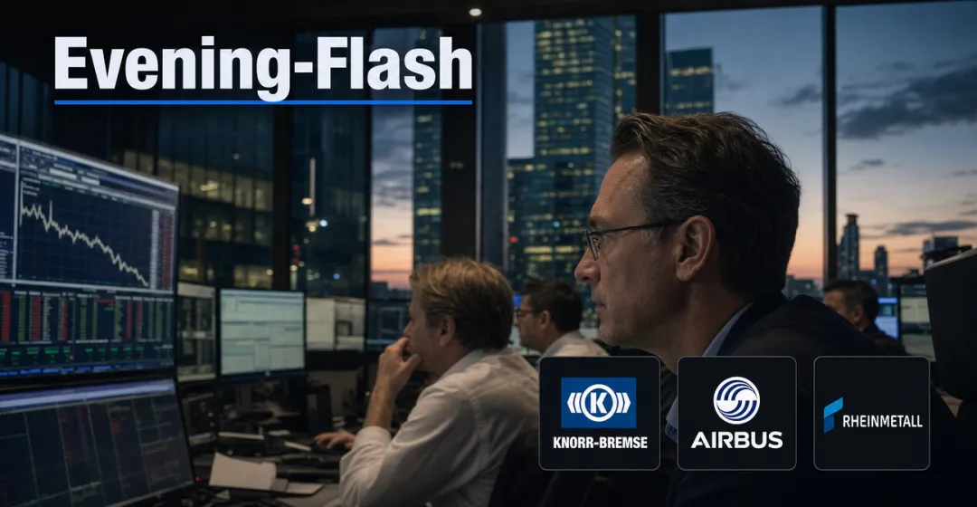 Evening-Flash: Ölpreis springt wegen Iran-Sorgen – Nasdaq 100 rutscht ab