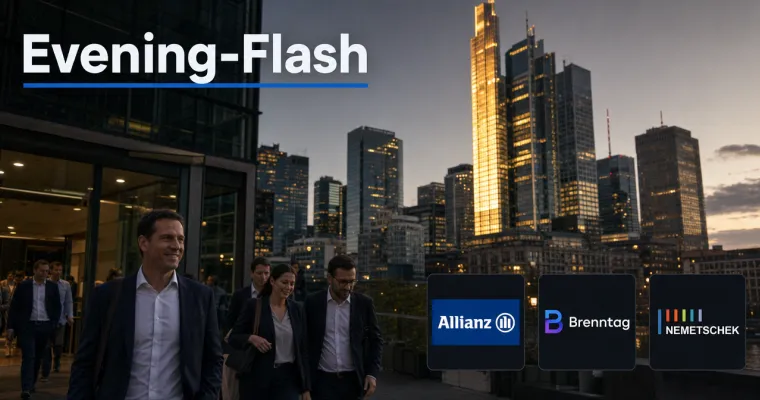 Evening-Flash: Schwacher US-Arbeitsmarkt – DAX klettert auf 26.319 Punkte
