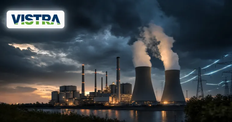 Teaserbild von VISTRA: EBITDA +31 % – Derivate drücken den Nettogewinn