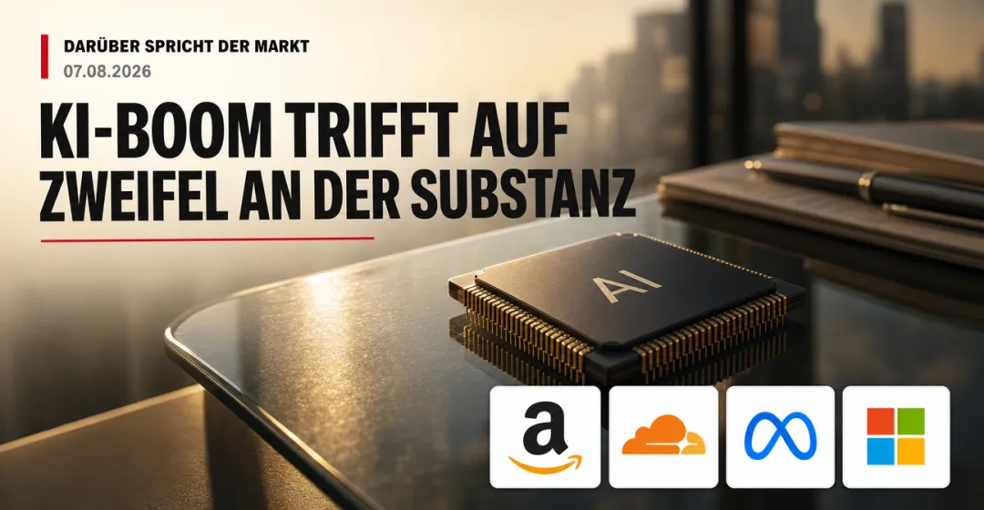 Darüber spricht der Markt: KI-Boom trifft auf Zweifel an der Substanz