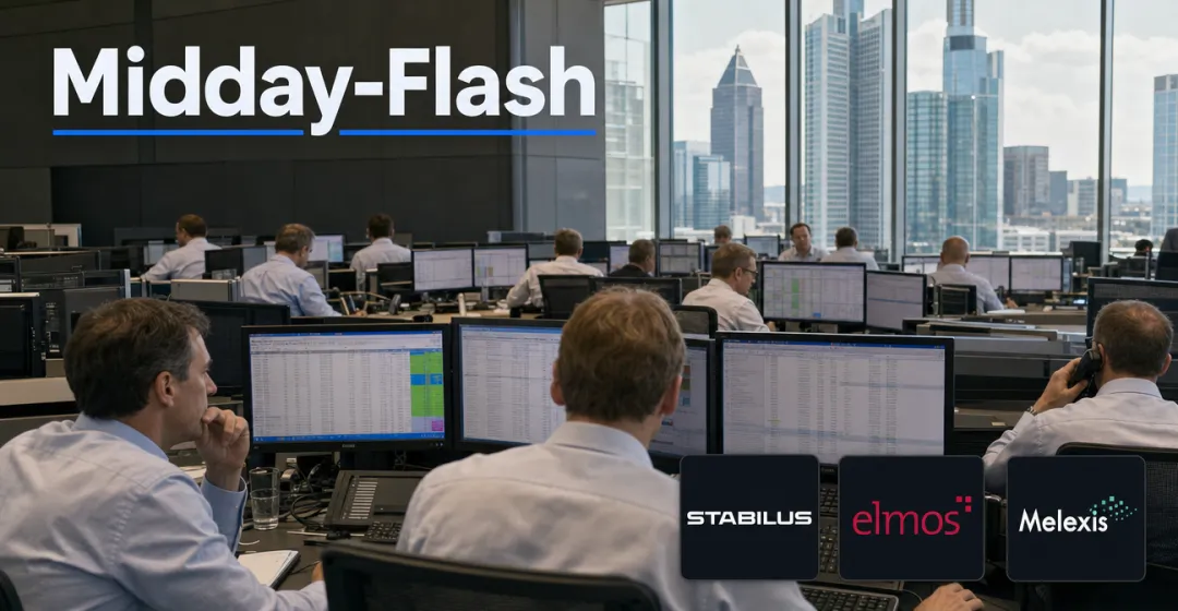 Midday-Flash: Sentix hellt sich auf – DAX hält sich knapp im Plus