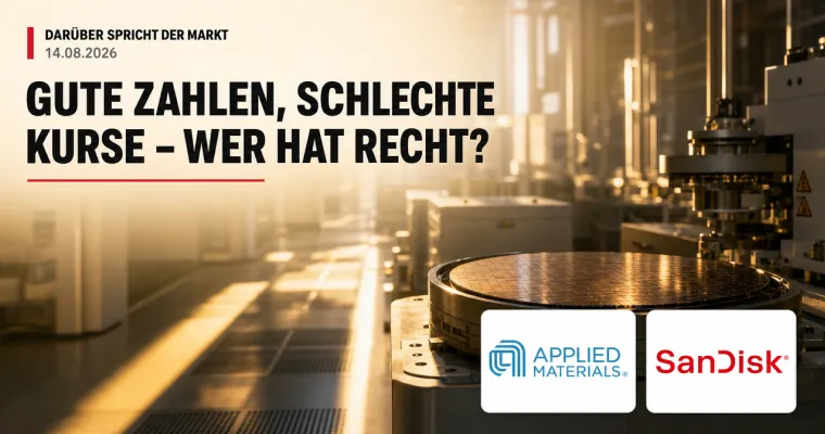 Darüber spricht der Markt: Gute Zahlen, schlechte Kurse – wer hat recht?