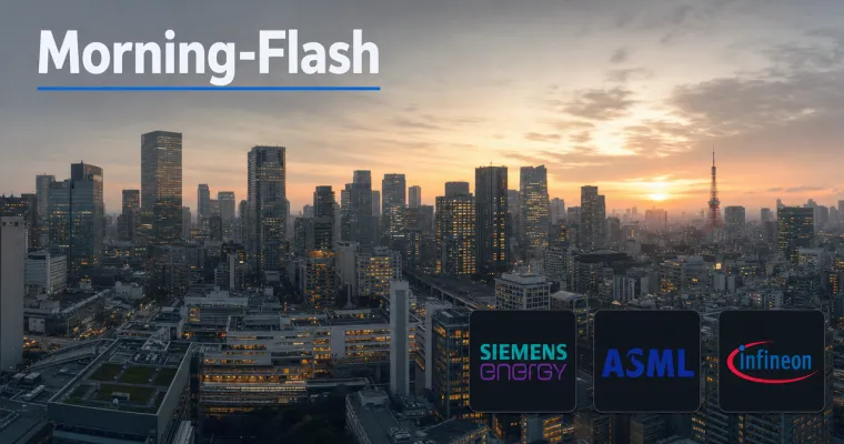 Morning-Flash: KI-Nachfrage treibt Asien – DAX-Future leicht fester
