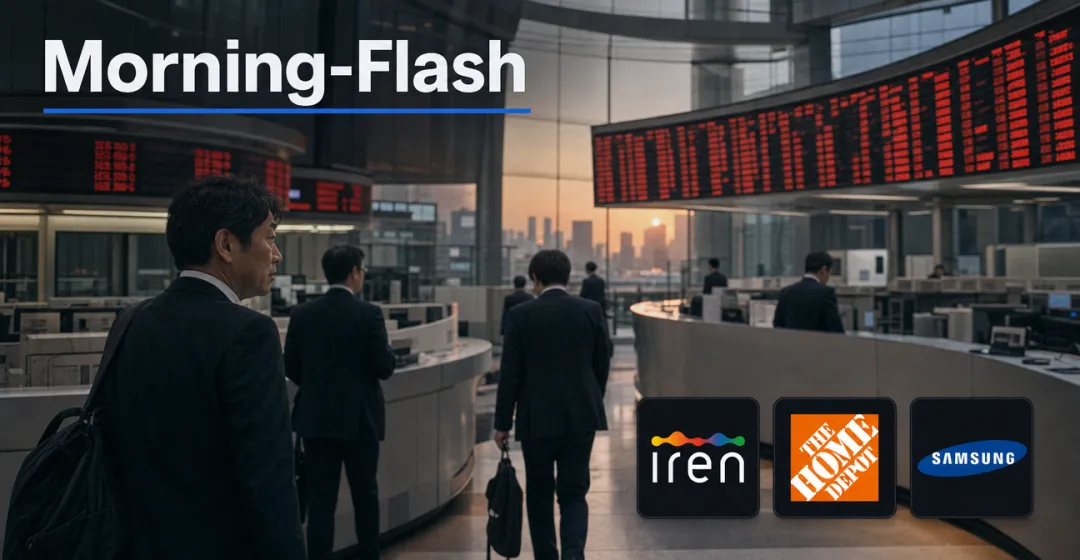 Morning-Flash: Japans Renditen auf Hoch seit 1996 – Asiens Börsen fallen