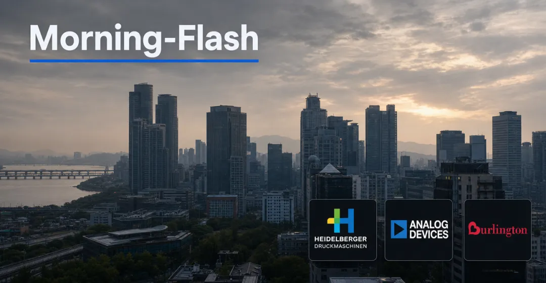 Morning-Flash: Chip-Ausverkauf in Asien – KOSPI bricht ein