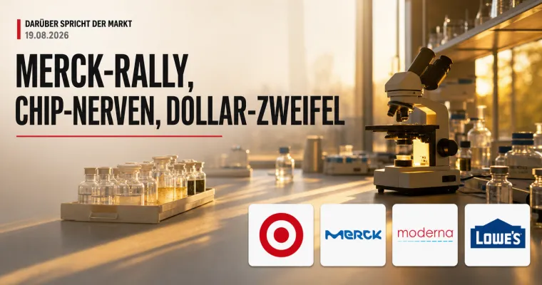 Darüber spricht der Markt: Merck-Rally und Halbleiter