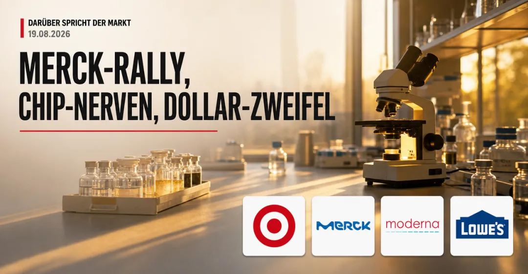 Darüber spricht der Markt: Merck-Rally und Halbleiter