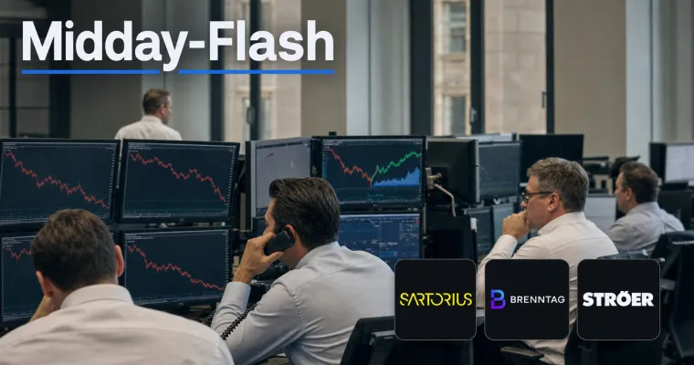 Midday-Flash: DAX gibt nach – Ölpreis zieht nach Angriffen an