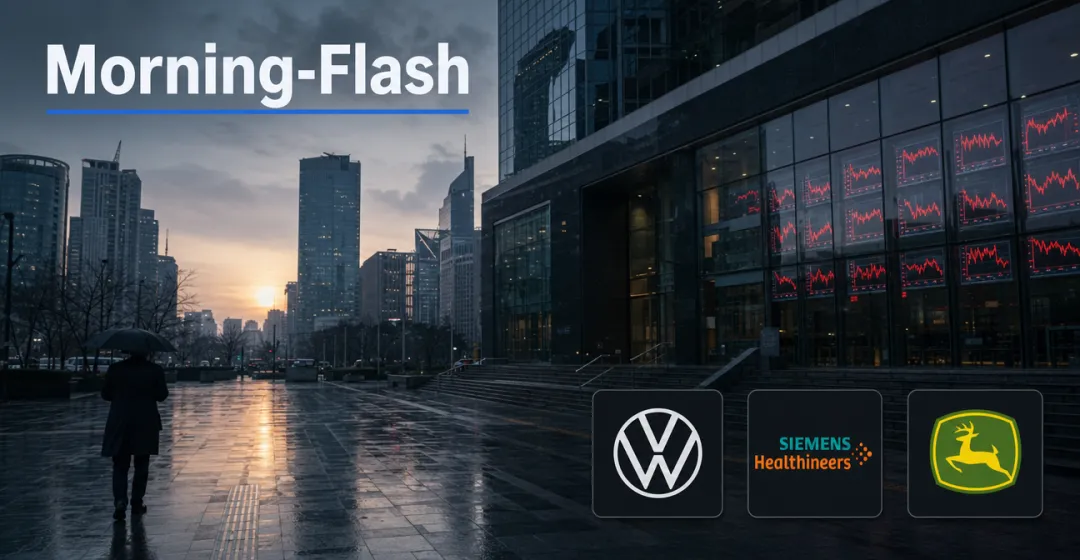 Morning-Flash: Chipwerte drücken Asien – KOSPI verliert 3,3 Prozent