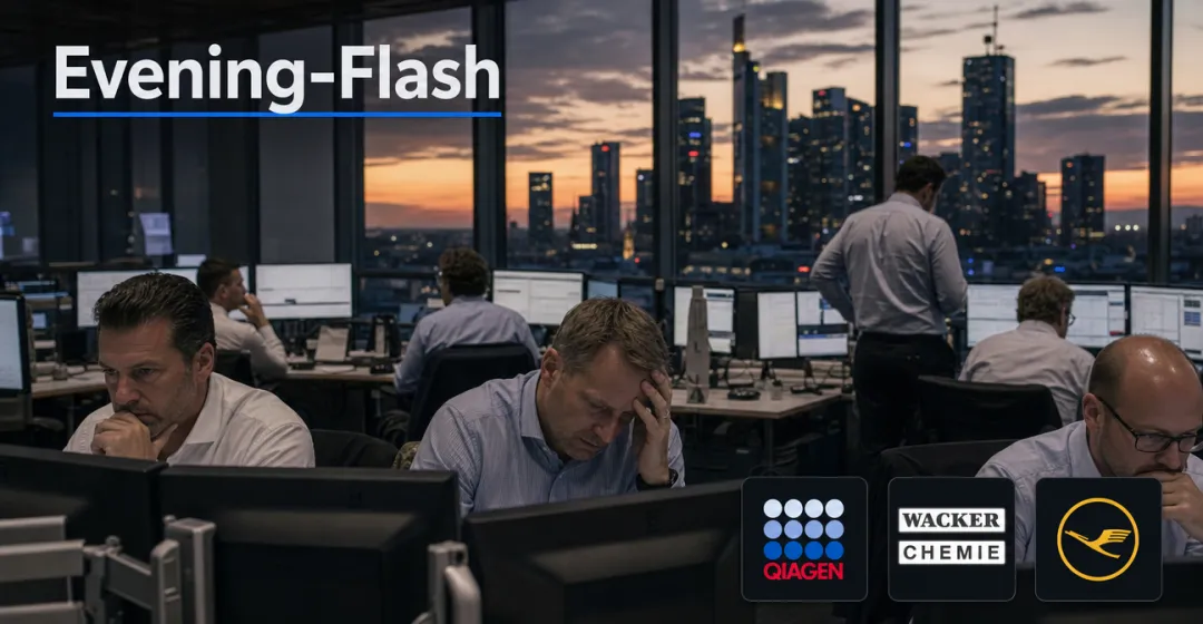Evening-Flash: Ölpreis fällt deutlich – DAX tritt auf der Stelle