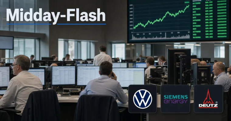 Midday-Flash: Ifo-Sprung stützt DAX – Ölpreis gibt deutlich nach