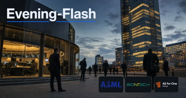 Evening-Flash: DAX auf Rekordhoch – Warsh-Rede belastet Gold und Bitcoin