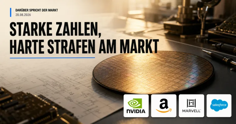 Darüber spricht der Markt: Starke Zahlen, harte Strafen am Markt