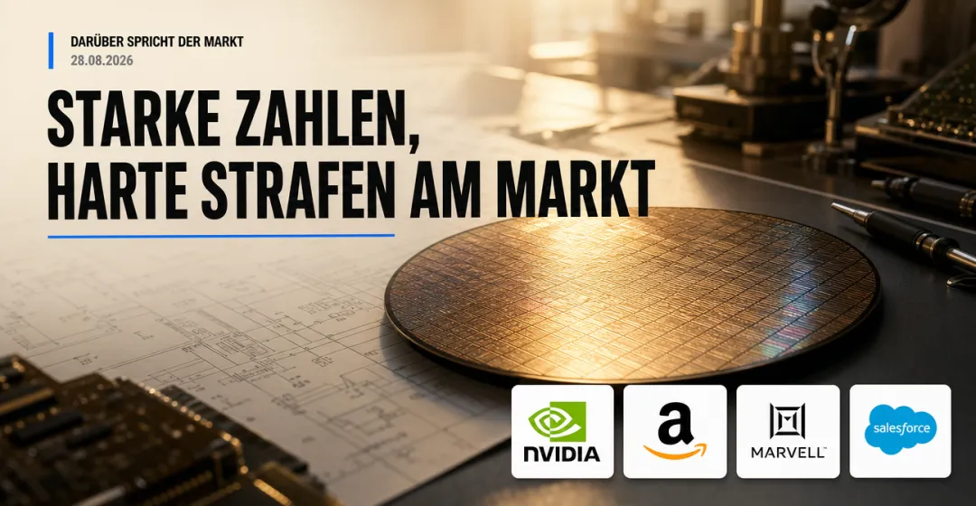 Darüber spricht der Markt: Starke Zahlen, harte Strafen am Markt