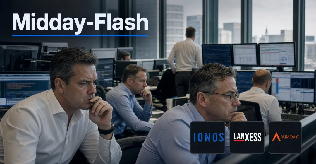 Teaserbild von Midday-Flash: Renditen und Ölpreis steigen – DAX gibt nach