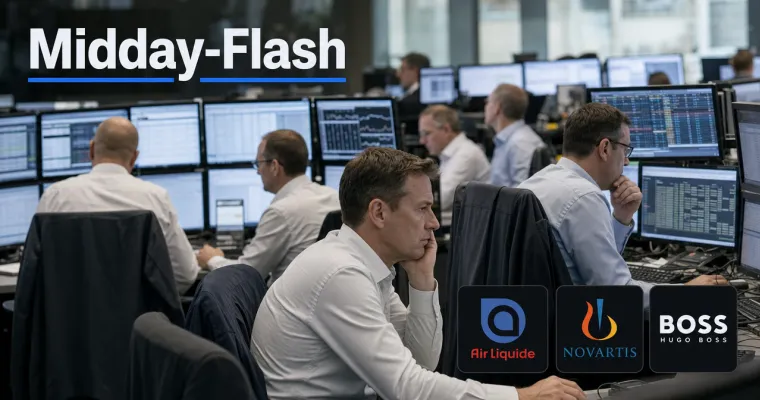 Teaserbild von Midday-Flash: Ölpreis über 92-Dollar-Marke – DAX rutscht ab