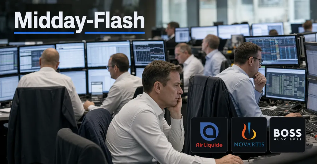 Teaserbild von Midday-Flash: Ölpreis über 92-Dollar-Marke – DAX rutscht ab