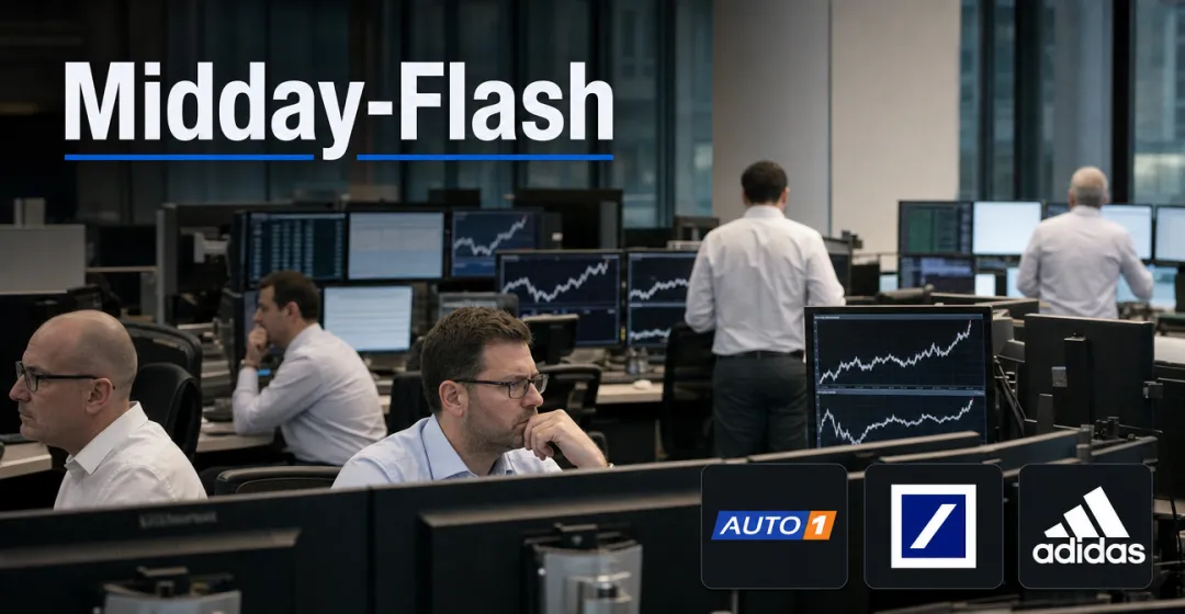 Teaserbild von Midday-Flash: DAX hält sich – Anleiherenditen erreichen Mehrjahreshochs