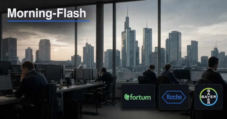 Teaserbild von Morning-Flash: EZB-Zinsentscheid im Blick – Futures fest, Asien schwächer