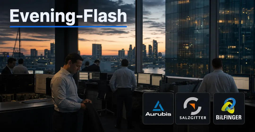 Teaserbild von Evening-Flash: EZB erhöht Zinsen – Ölpreis springt fast 6 Prozent