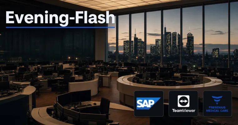 Teaserbild von Evening-Flash: KI-Bremsdebatte drückt Chipwerte – Ölpreis zieht an