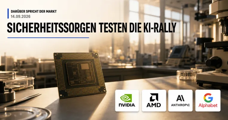 Teaserbild von Darüber spricht der Markt: Sicherheitssorgen testen die KI-Rally