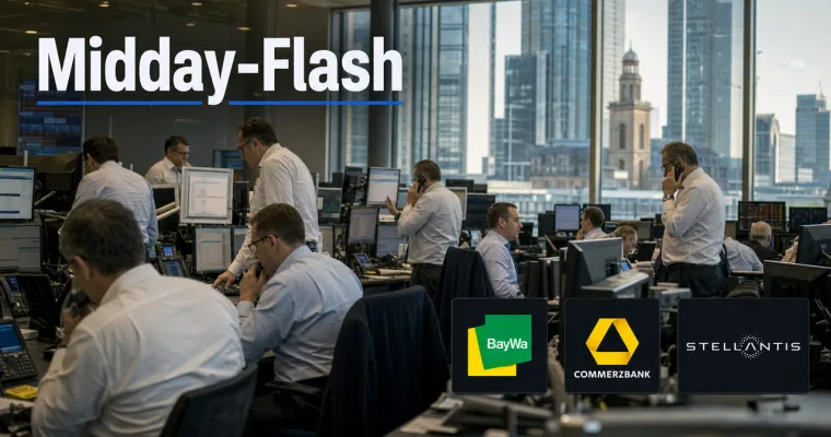 Teaserbild von Midday-Flash: Autowerte unter Druck – DAX hält sich im Plus
