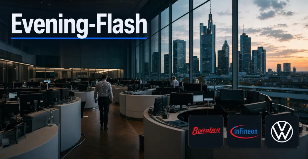 Teaserbild von Evening-Flash: Ölpreis sinkt deutlich – DAX legt vor Fed-Entscheid zu