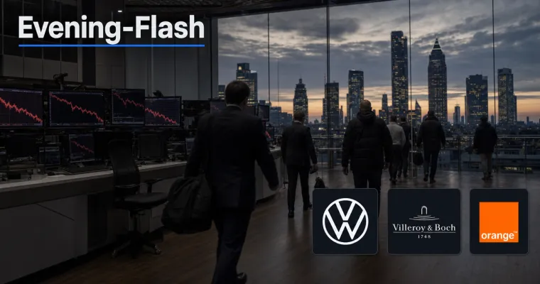 Teaserbild von Evening-Flash: Deutliche Abschläge im DAX