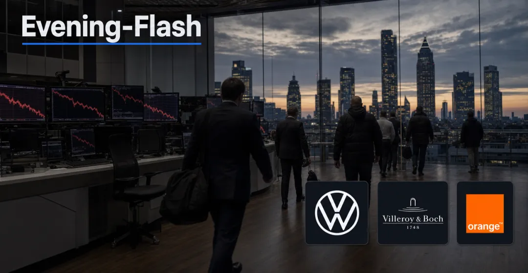 Teaserbild von Evening-Flash: Chipwerte stützen den DAX gegen schwache Telekomtitel